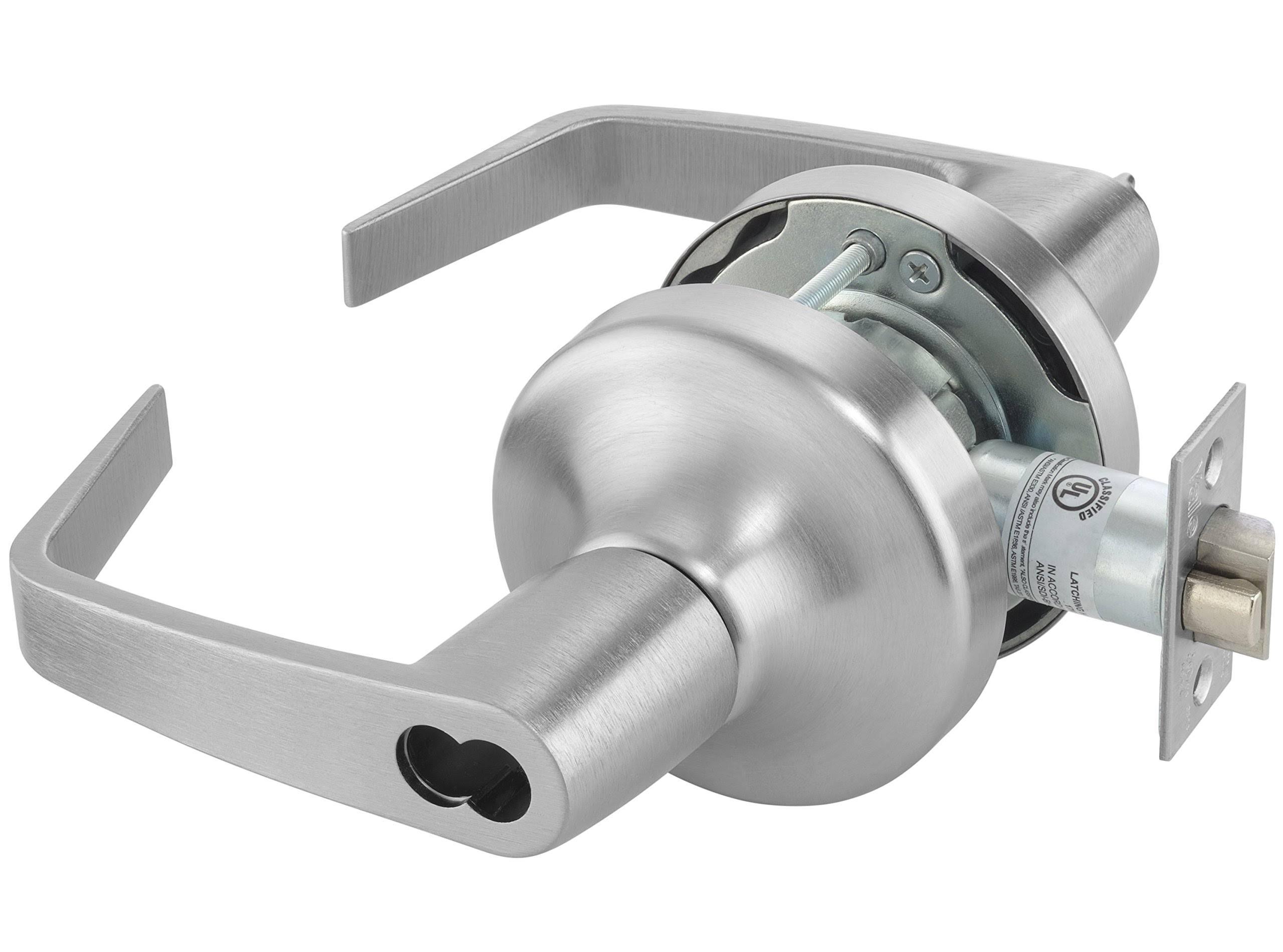 Yale BAU4708LN 626 SFICLC Cylindrical Lockset, Grade 1, Classroom Function, SFIC Cylinder Prep, Less Cylinder, 2 3/4x22 Backset,