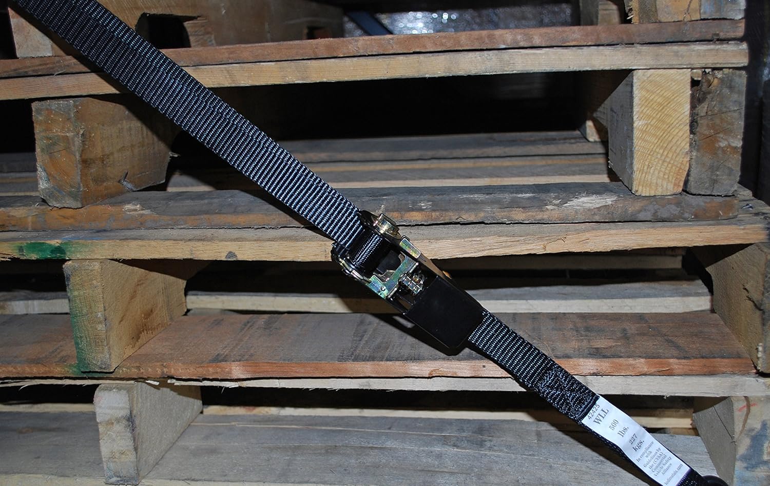 1&rdquo; x 10&rsquo; Ratchet Strap with S-Hooks - Shippers Supplies (20-Pack)