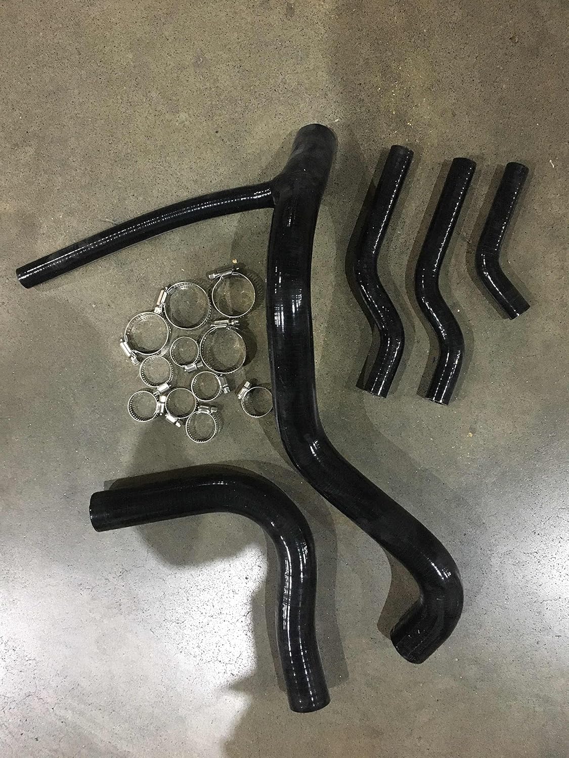 RadySpeed Silicone Tube Radiator Cooling Black Hose Kit For MG MGB GT 1976-1980 1977 1979