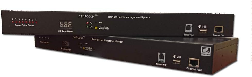 Synaccess NP-0801DU Remote Power Switched PDU, TUV Listed, 8 Switchable Outlets. Designed and Supported In USA. Control Via Web, Telnet, RS232 Serial Port.