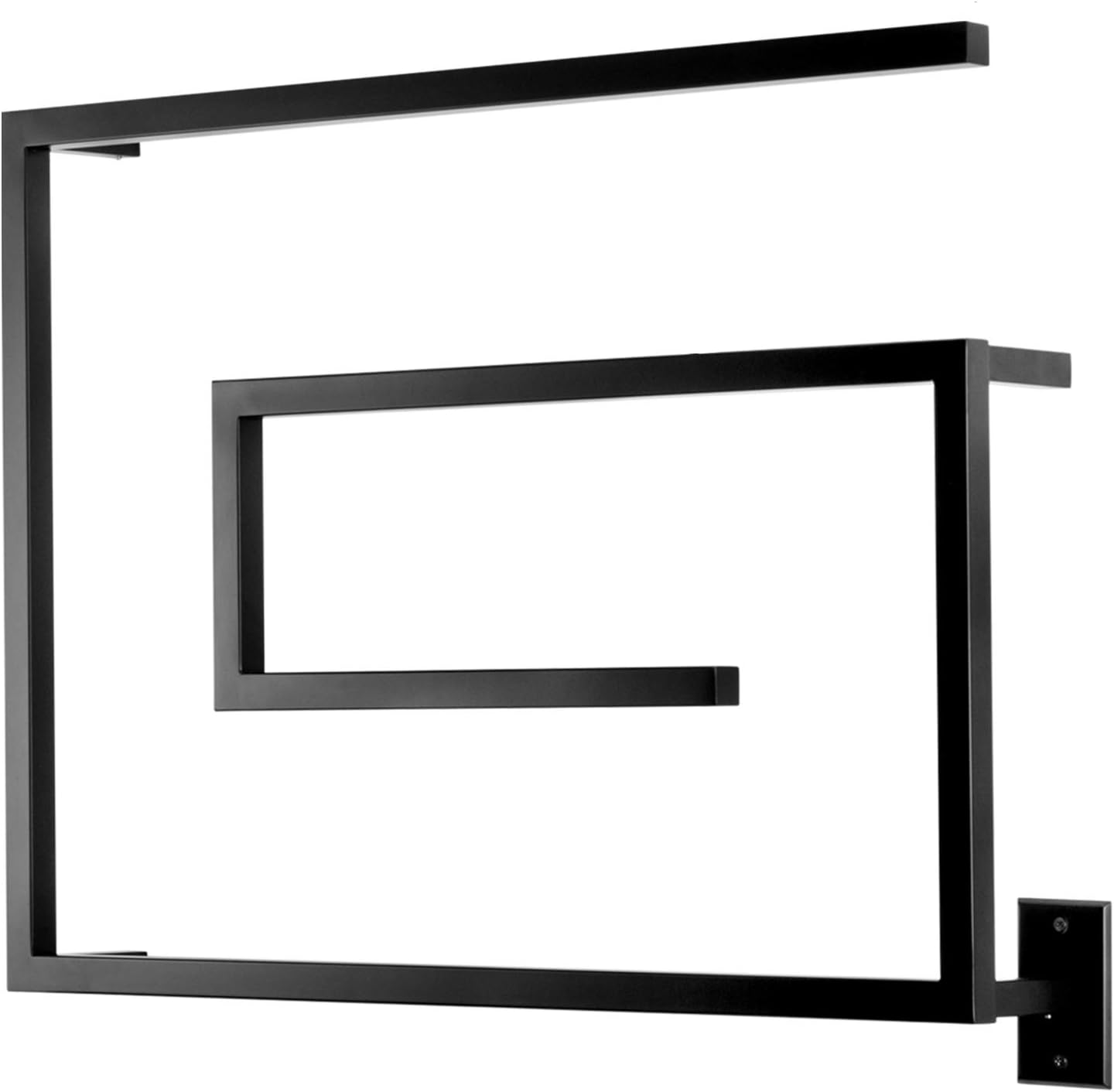 Sharpeye Towel Warmer Wall Mounted and Hard Wired, 304 Stainless Steel Heated Towel Rail Drying Rack 23.6x31.5 inch (HxW) Sliver