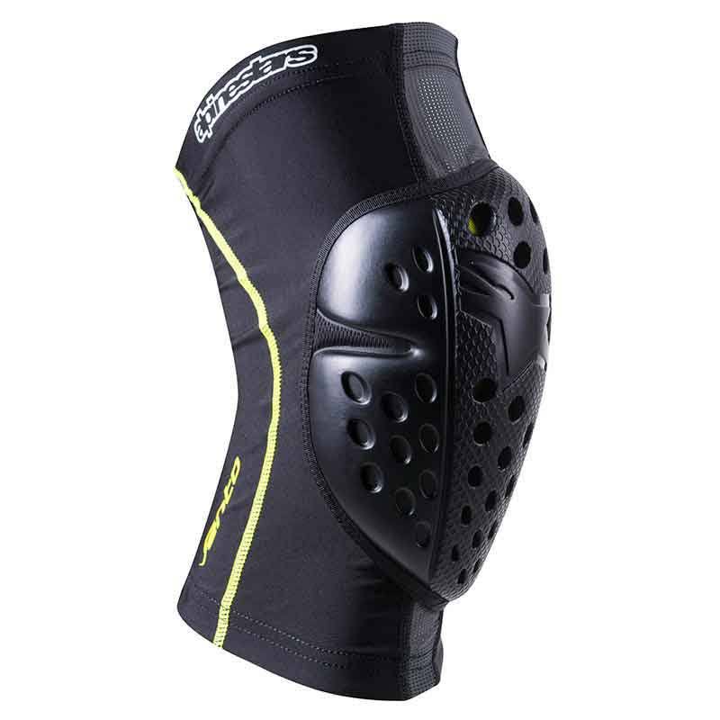Alpinestars Vento Knee PROTECTOR, Black/Yellow - Large