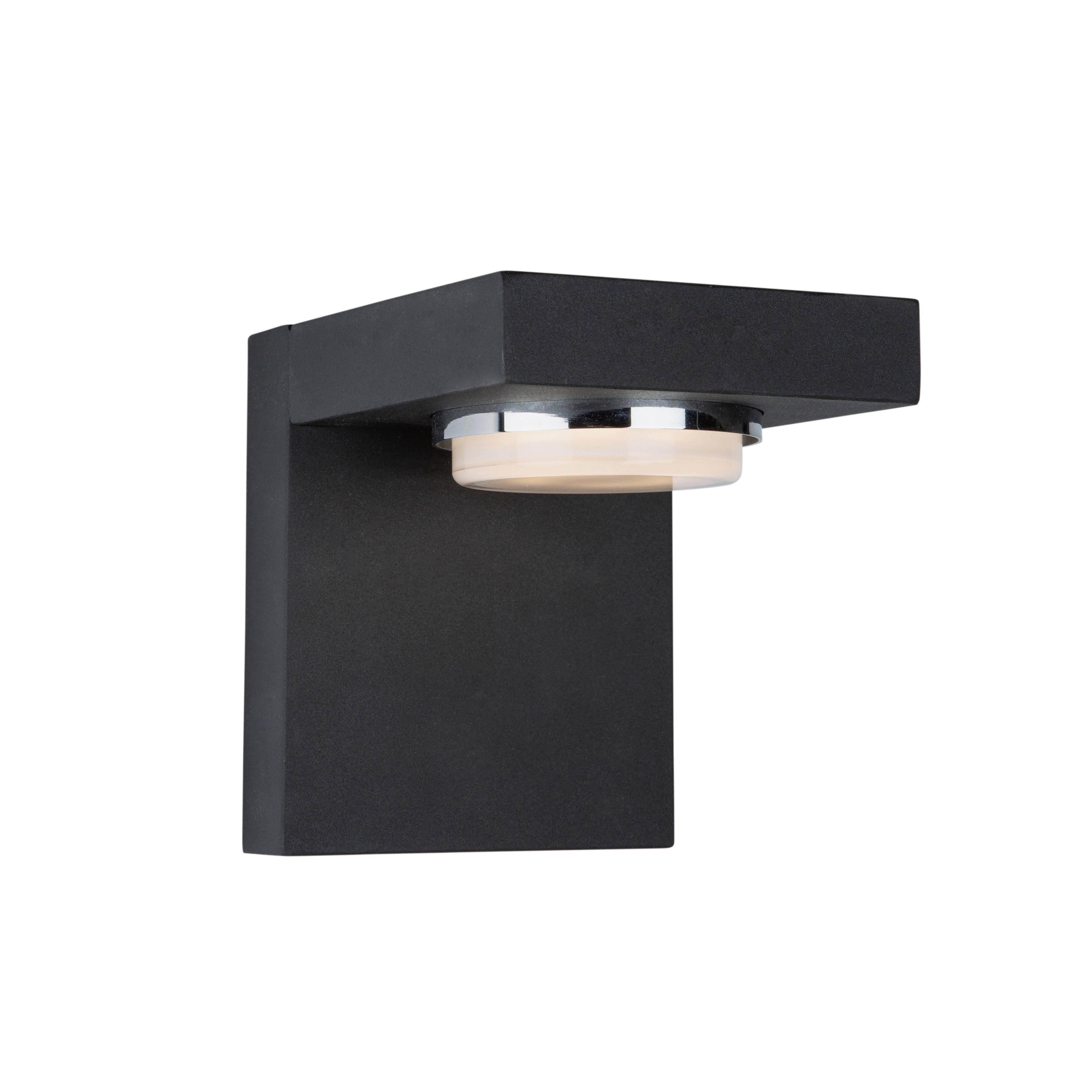 Artcraft AC7231BK Cruz LED 7 inch Matte Black Outdoor Wall Light