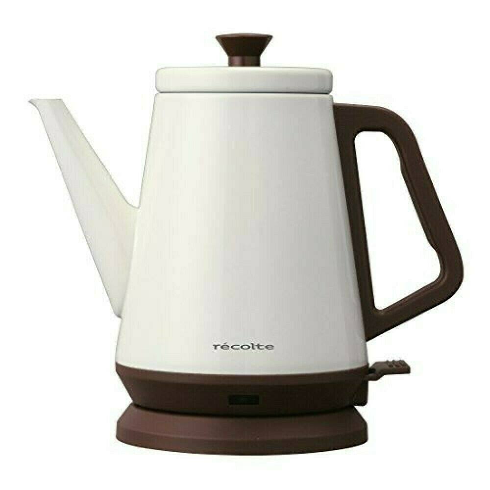 Recolte RCK-2W Electric Kettle Classic Libre 0.8L White from Japan with Tracking