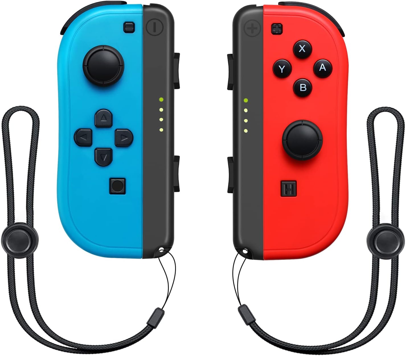 Joy-Pad Controller Compatible with Switch Joypads with Grip, Switch Controller Supports Wake-up Function (White Pack of 2