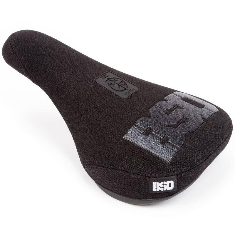 BSD Logo Fat BMX Seat - Pivotal Black