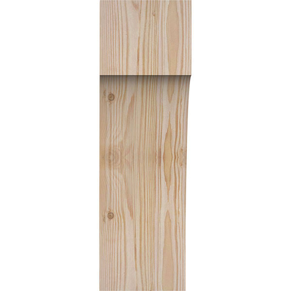 5 1/2x22W x 6x22D x 18x22H Westlake Smooth Brace, Douglas Fir