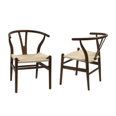 Weinman Solid Wood Slat Back Side Chair Corrigan Studio Color: Walnut
