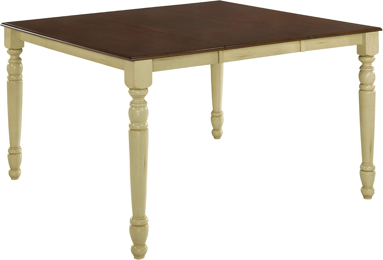 ACME Furniture 70430 Dylan Counter Height Table, Buttermilk/Oak