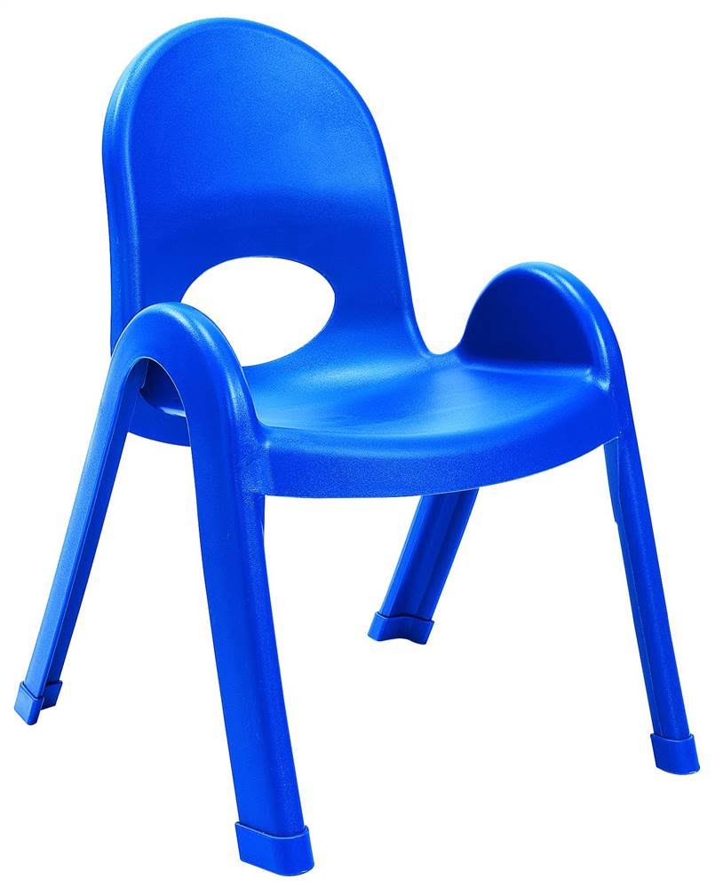Angeles AB7711PB4 Value Stack 11x22 Child Chair - 4 Pack - Royal Blue