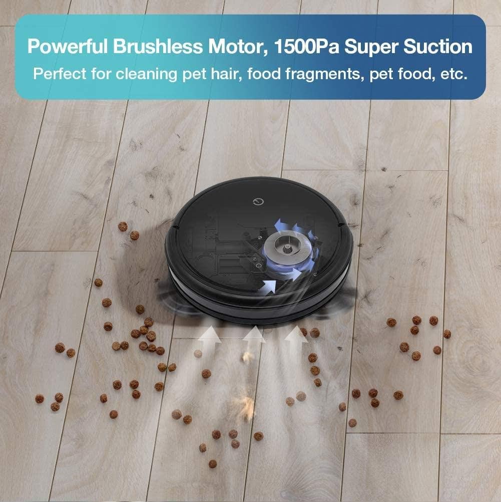 yeedi vac Robot Vacuum, Compatible with Self-Empty Station and Mopping Modular, 3000Pa Suction Power, Carpet Detection, Smart Visual Mapping & Navigation, Editable Home Map, Virtual Boundary