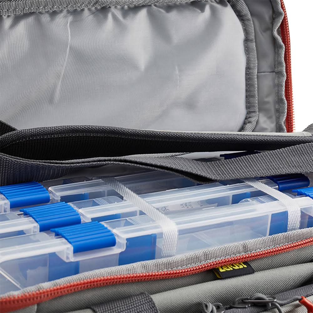 Flambeau Pro-Angler 5007 Tackle Bag, Grey/Red