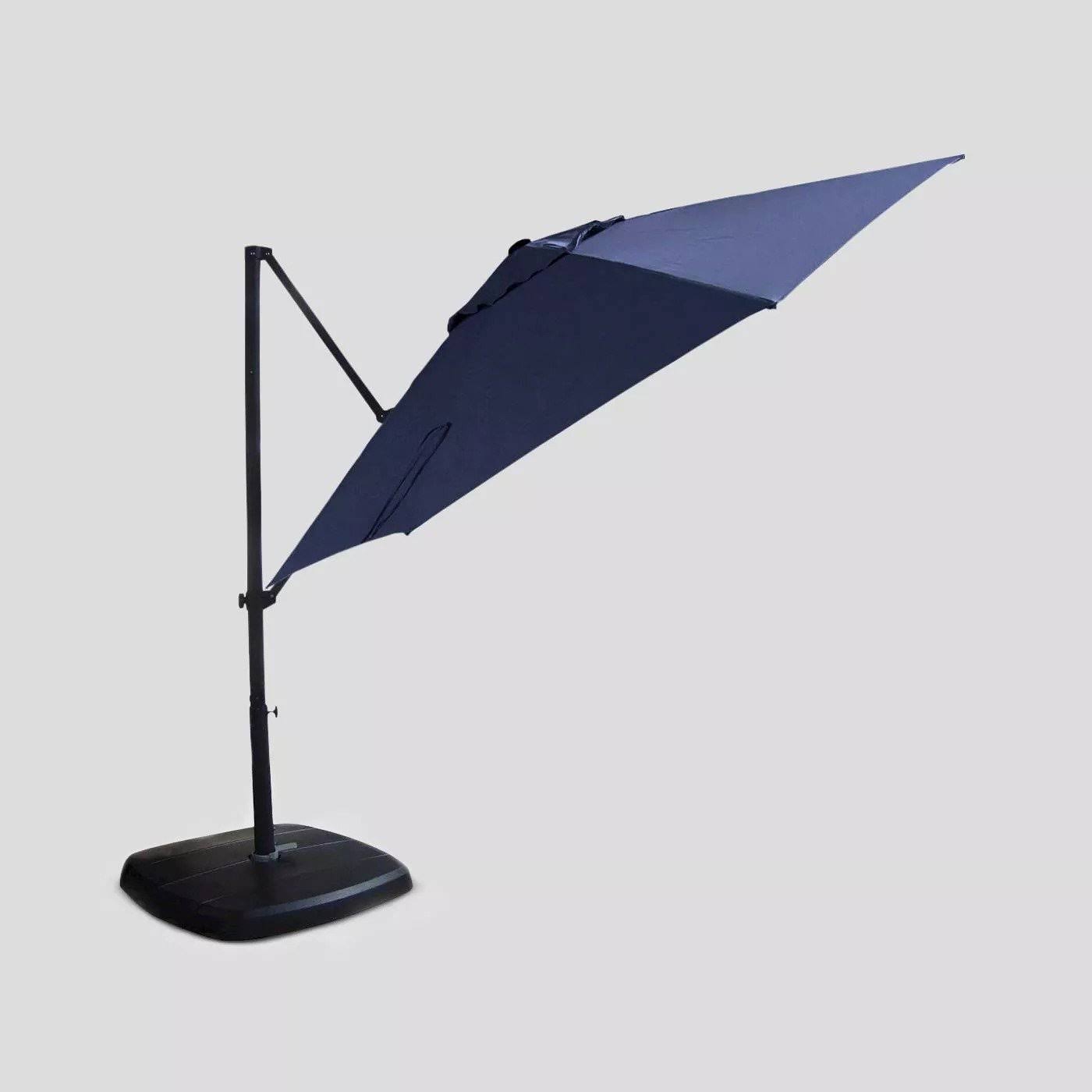 11& Offset Patio Umbrella - Black Pole