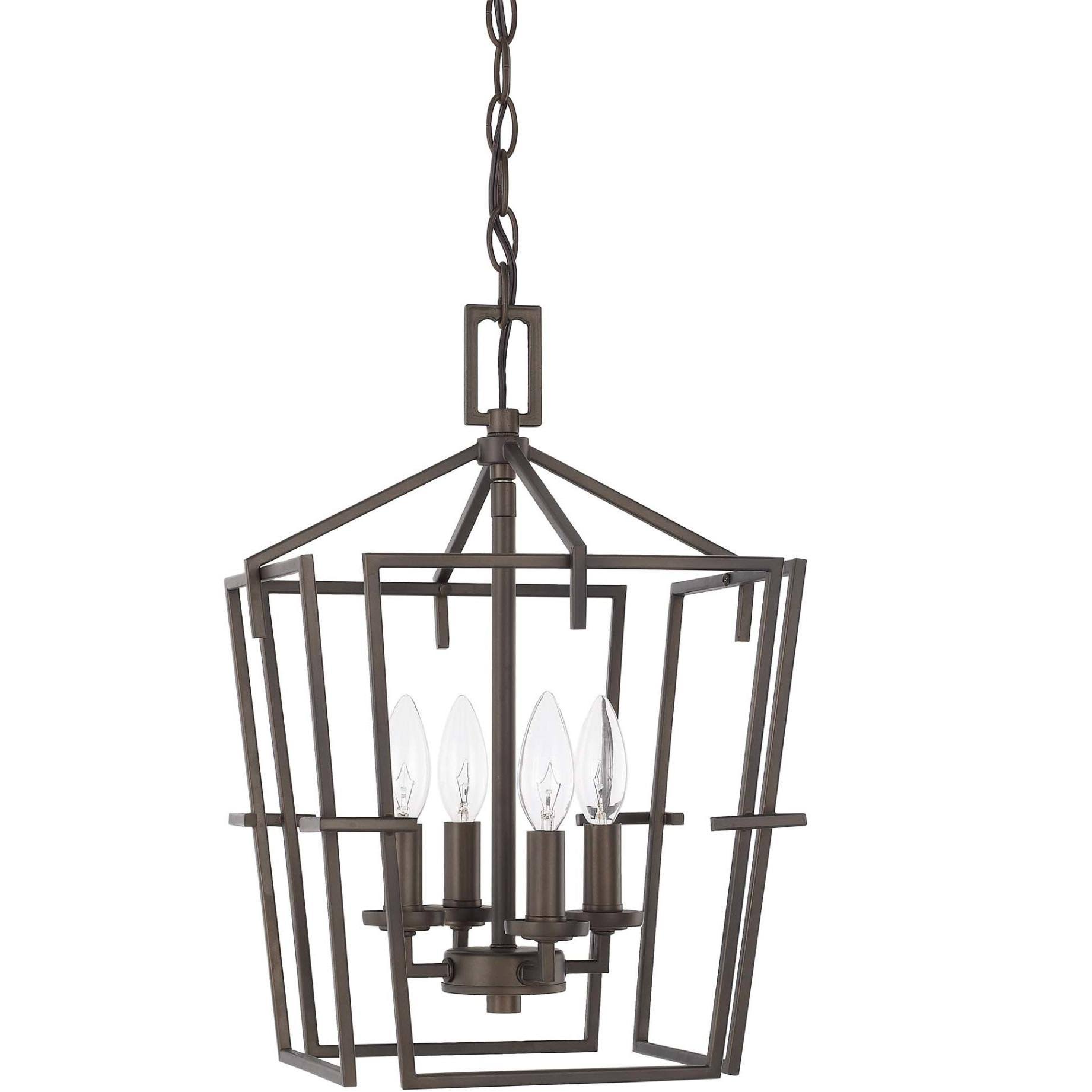 Capital Lighting 522142BZ - HomePlace 4 Light Foyer, Bronze