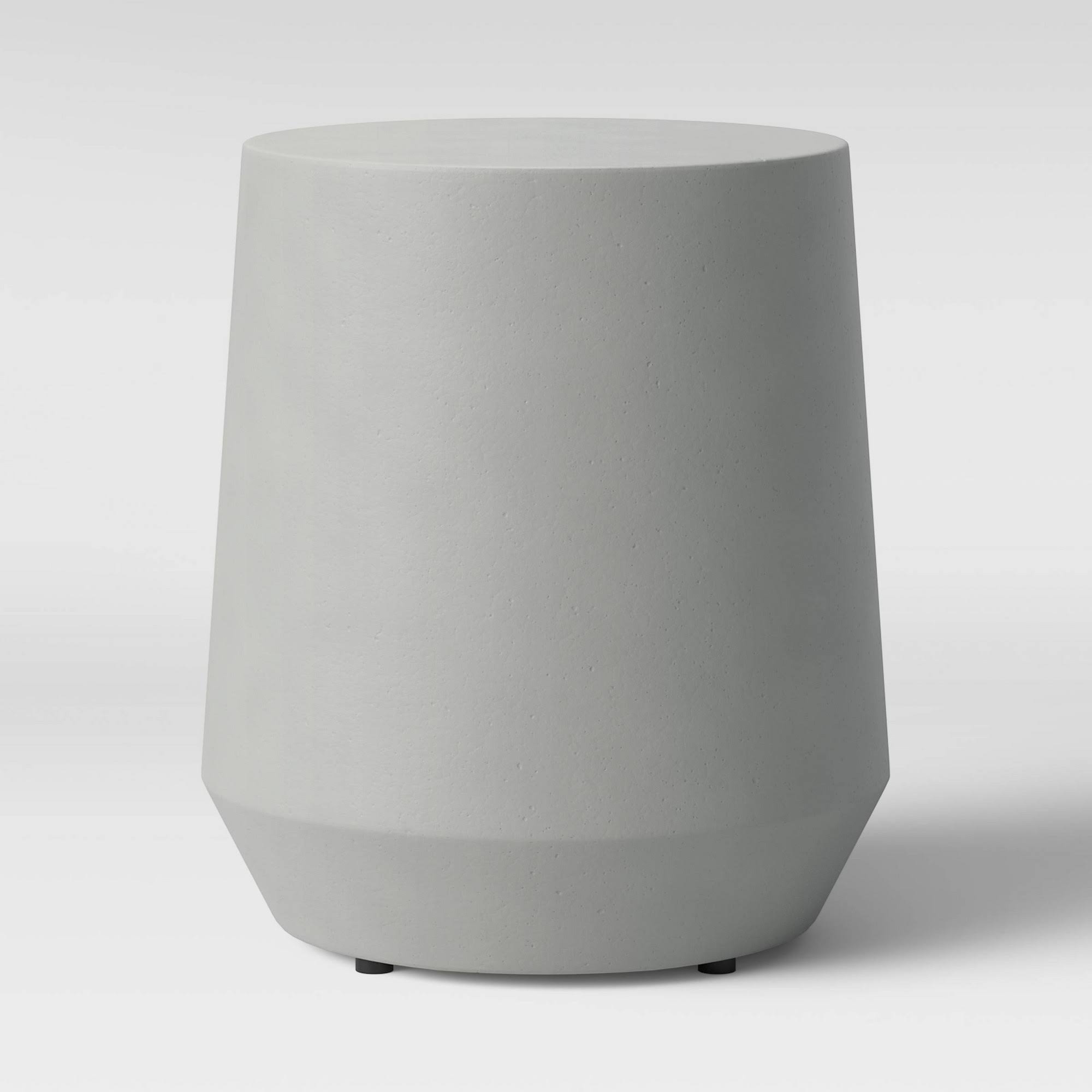 Curtis Faux Concrete Drum Accent Table - Project 62