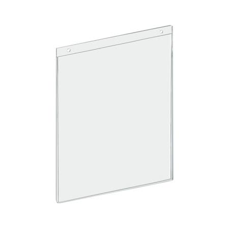 Azar 162710 11 inchw x 14 inchh Wall U-Frame Acrylic Sign Holder, 10Pack