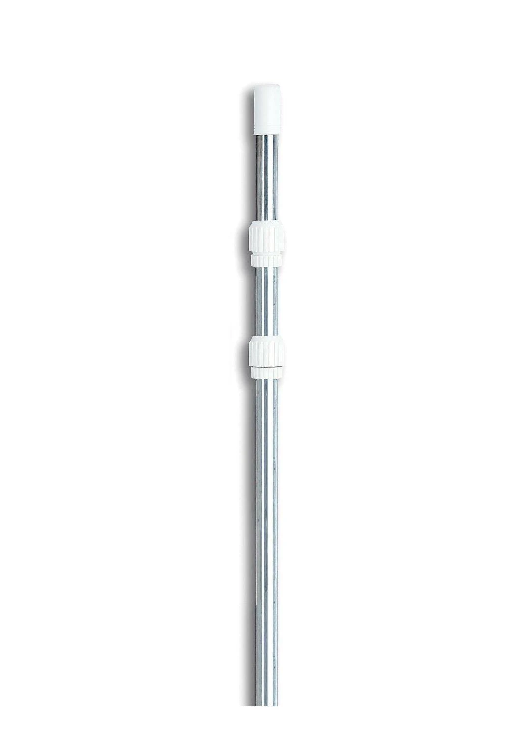 Silver Adjustable Swimming Pool Telescopic Pole for Vacuums u0026 Skimmers 5-12&