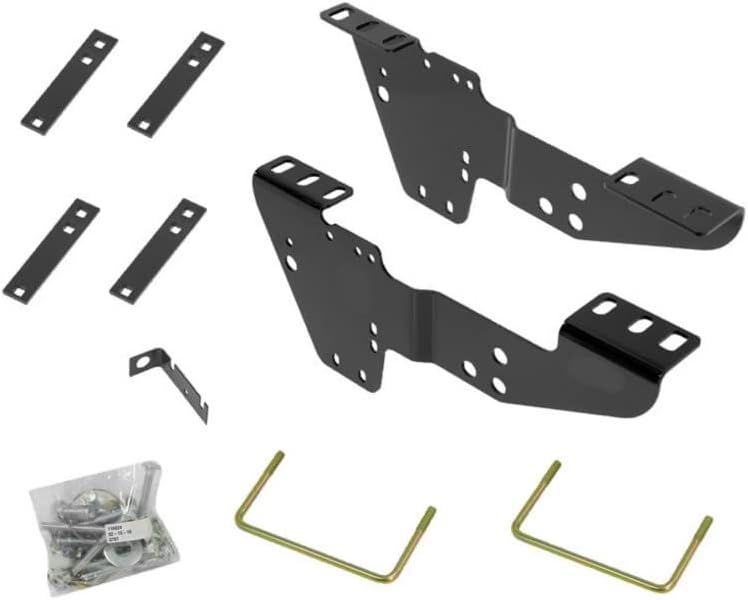 Draw-Tite Fifth Wheel Hitch Mounting System Custom Bracket For GMC Sierra 2500 HD 2001-2010 | Black Powder Coat