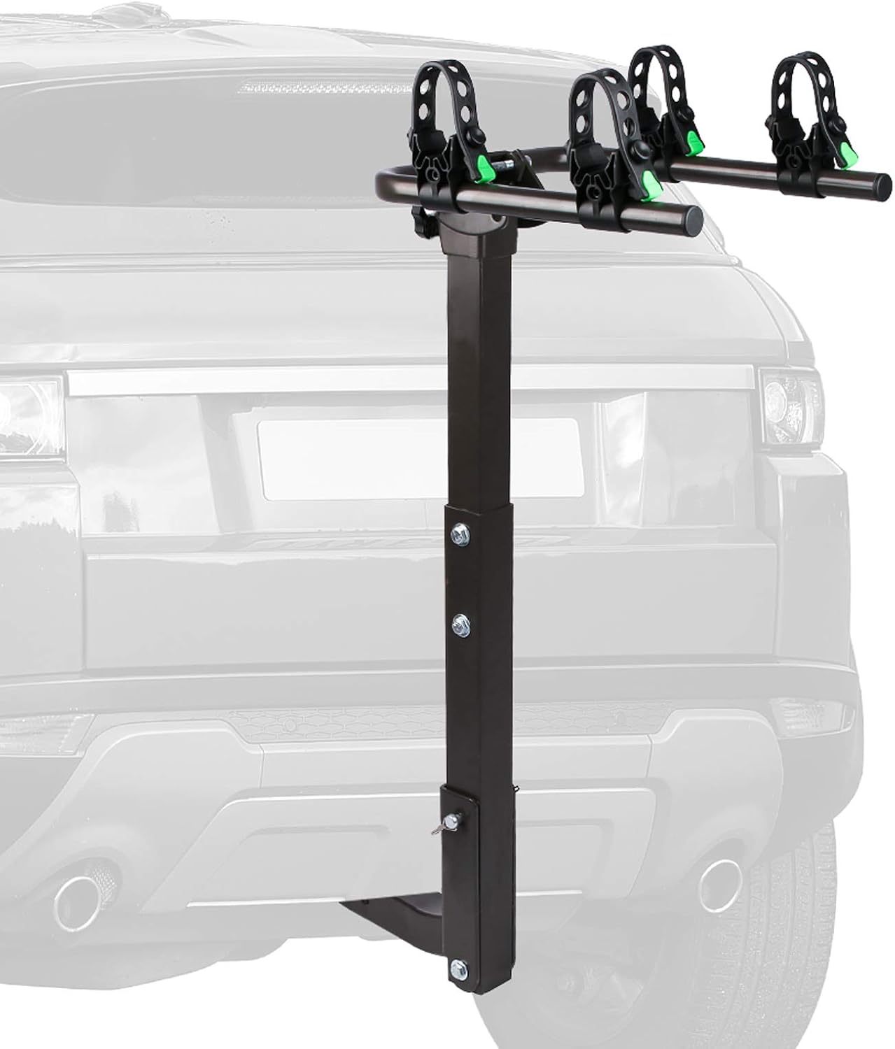 STEGODON 2 Bike Hitch Rack 2'' Hitch Receiver Heavy Duty Bicycle Carrier Racks Hitch Mount Double Foldable Rack for Cars, Trucks, SUV，Hatchback RV，Tow Hitch and Minivans