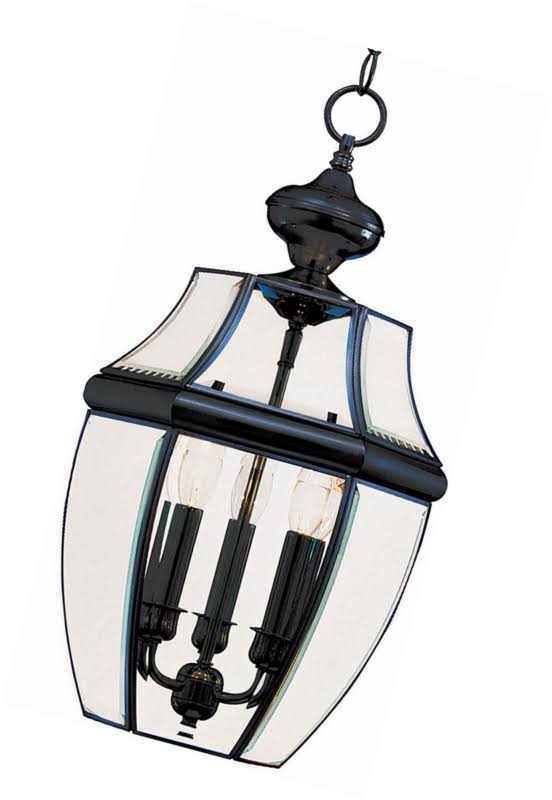 Maxim 6095CLBK - South Park 3-Light Outdoor Hanging Lantern, Black
