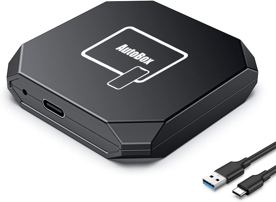 Wireless CarPlay Adapter Multimedia Plug Play Dongle Convert Easy Setup Support CarPlay Activator Dongle for Most Cars Model-[ 2022 Update Version] (Black)