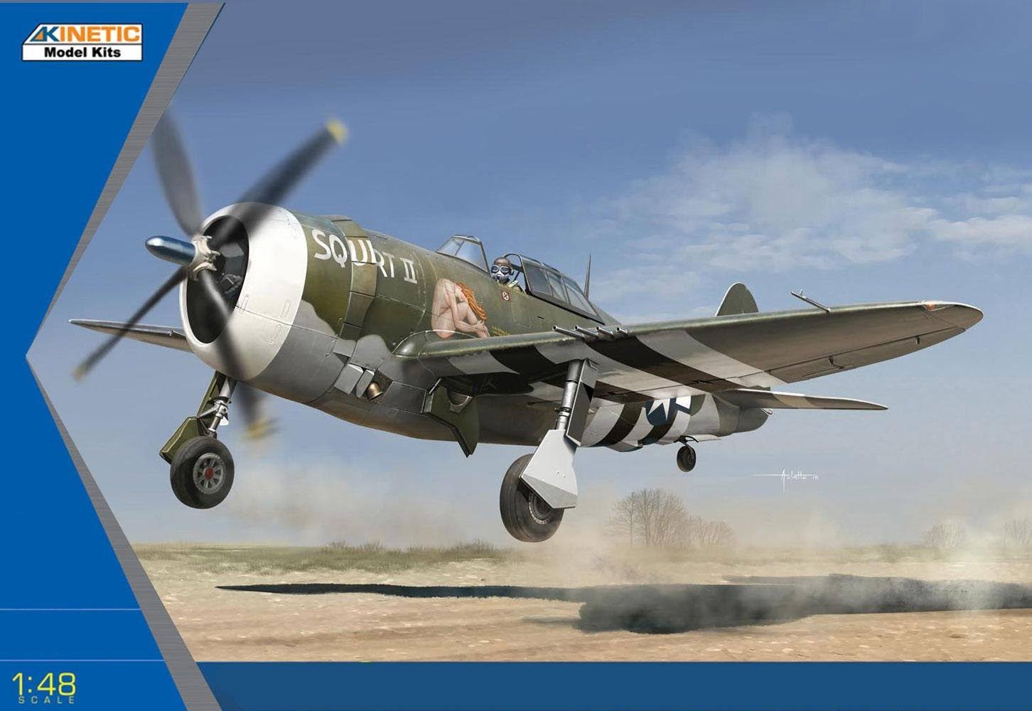 Kinetic K3208 Model Kit P-47D Razorback