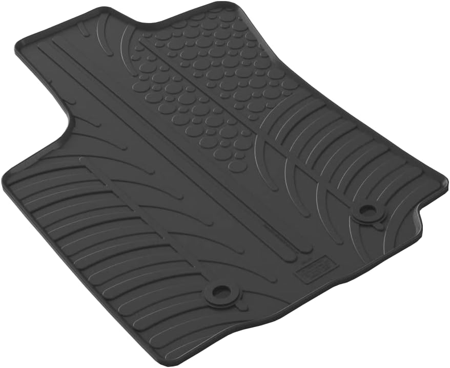 GledringUSA Custom Fit Floor Mats for Toyota Tacoma Double Cab 2018-2022 - No Trimming Needed. All Weather Rubber mats for Year Round Protection from mud and Snow.
