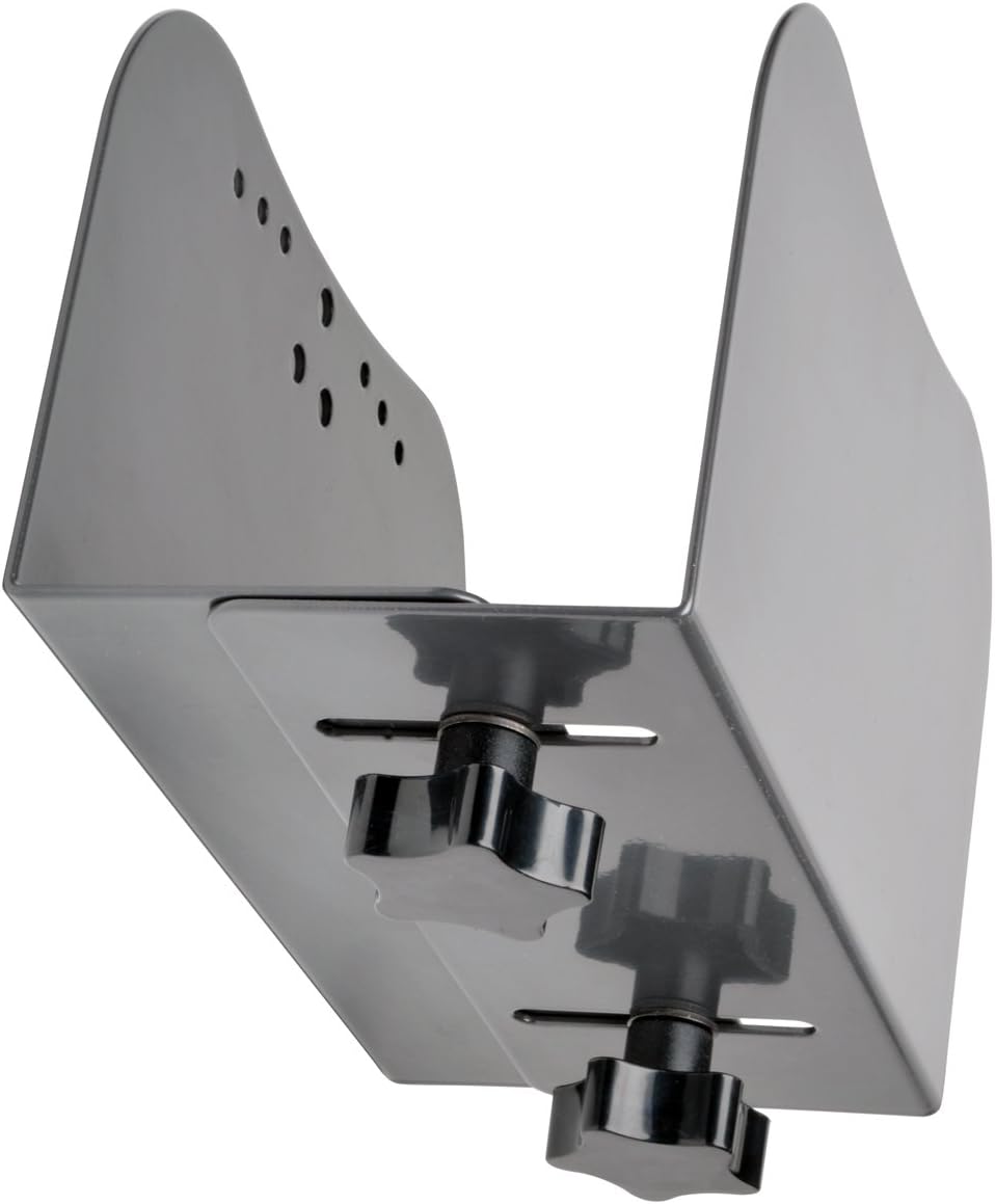 New - Tripp Lite Adjustable Computer Mount, for CPU Displays 4-6.25 inches, Open Frame Design, Steel Construction, Wall Mountable, 5-Year Warranty (DCPU1) Gray Pack of 2