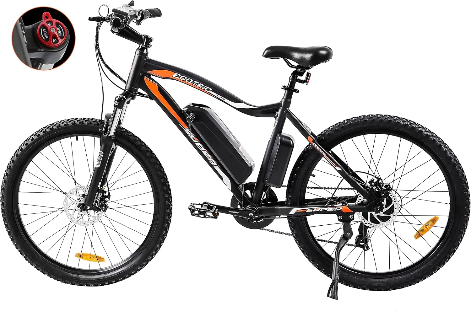 ECOTRIC UL Certified 500W Electric Bike 26