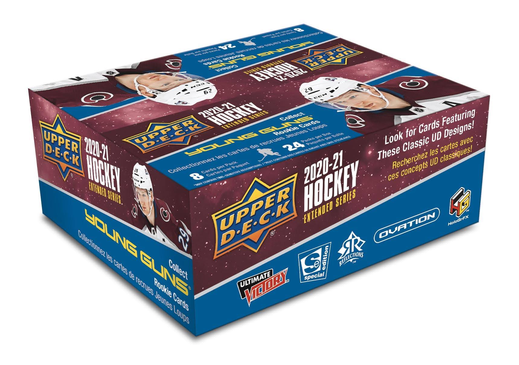 2020-21 Upper Deck Extended Series Hockey 24 Pack Retail Box