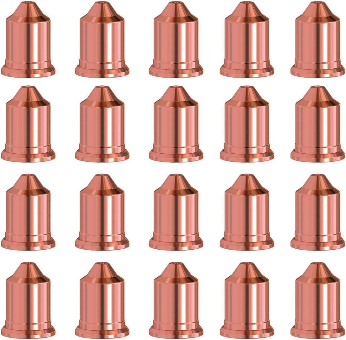 KEMAO 20Pcs 220990 Plasma Cutter Nozzle Tips Fit for PMX 105 Plasma Cutting Torch Consumable Pack of 2