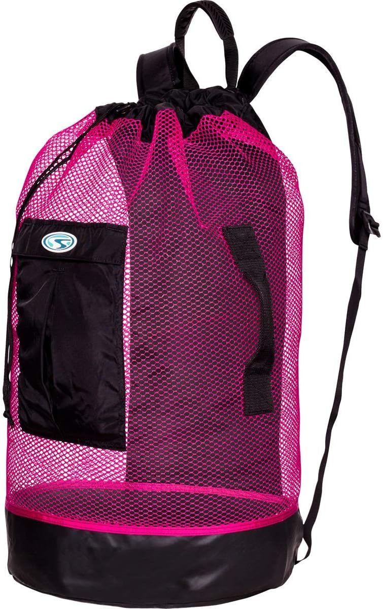 Panama Mesh Backpack-Pink