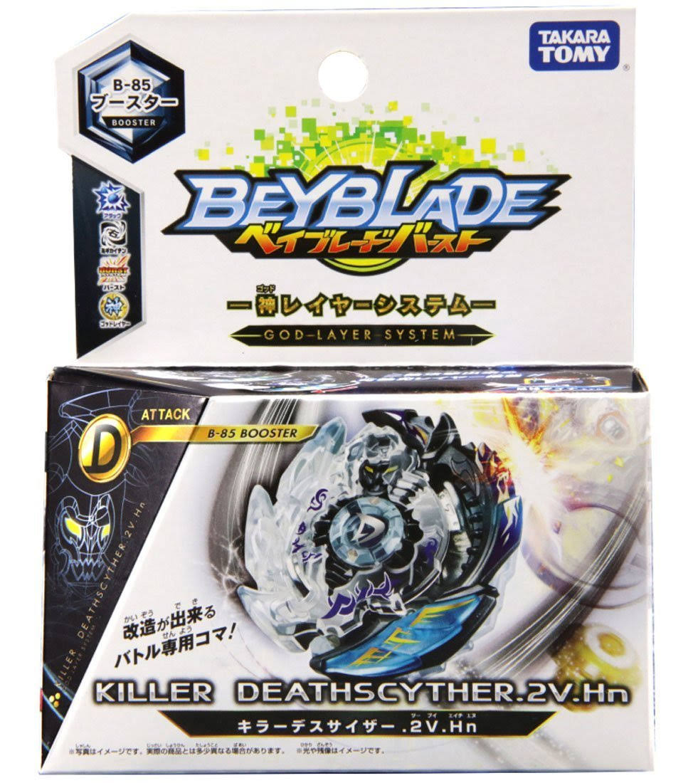 Beyblade Burst Takaratomy B-85 Killer Deathscyther.2V.Hn Attack Booster Spin Top