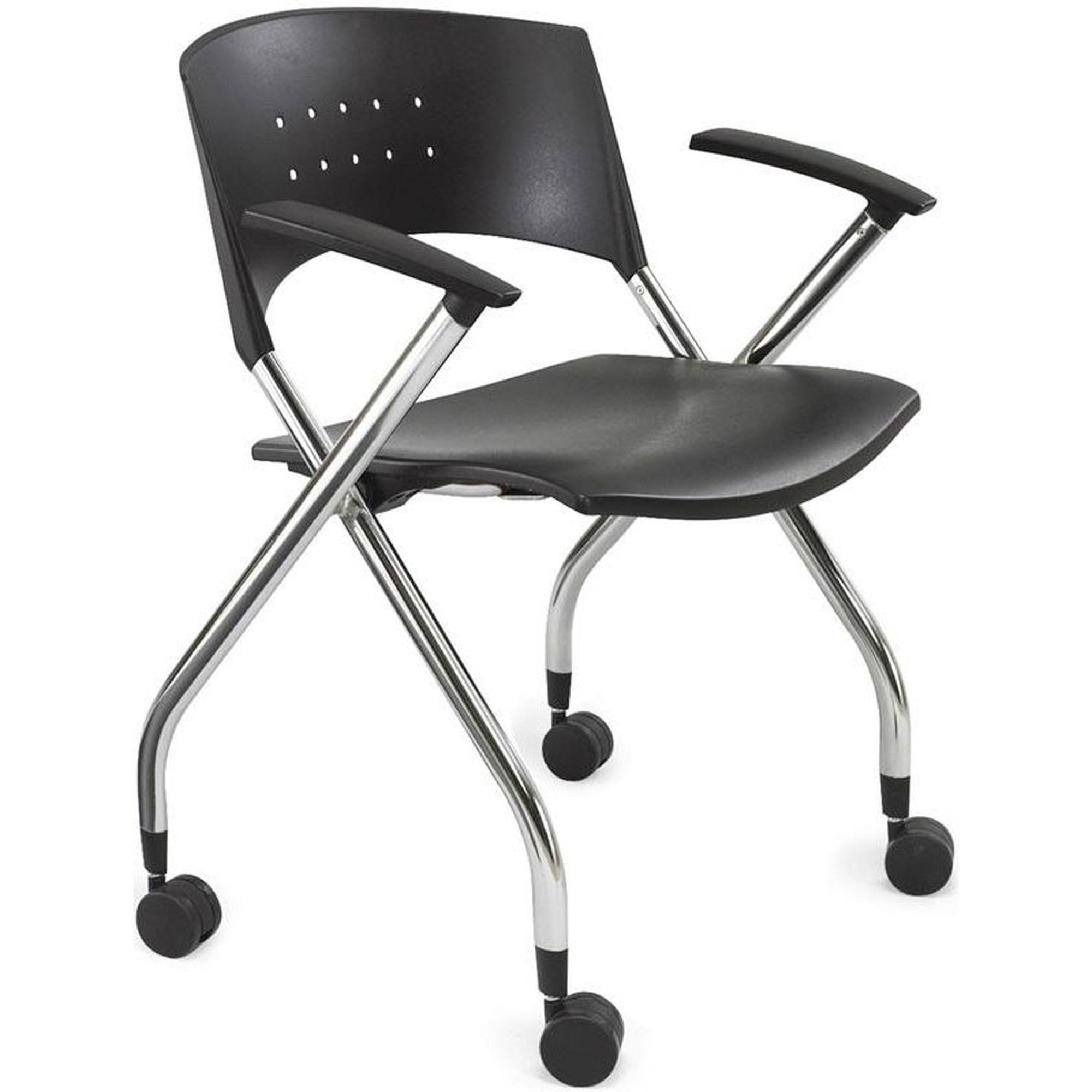 Safco xtc. Nesting - Chair - armrests - plastic - black