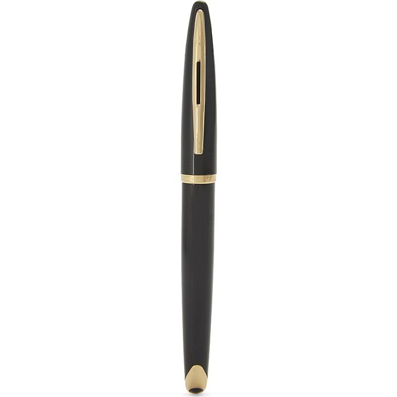 Waterman Carene Black u0026 Gold Rollerball Pen