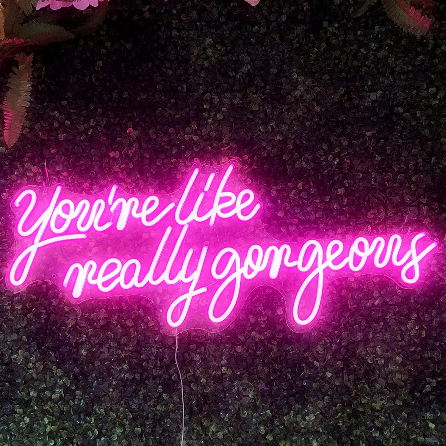 Pretty Girls Large Neon Sign for Wall Decor, Bedroom, Home, Shop, Bar, Salon, Pink Neon Wall Light Sign for Ladies Bachelorette Party, Background Art Gifts for Girlfriend, Wife, 26 inches