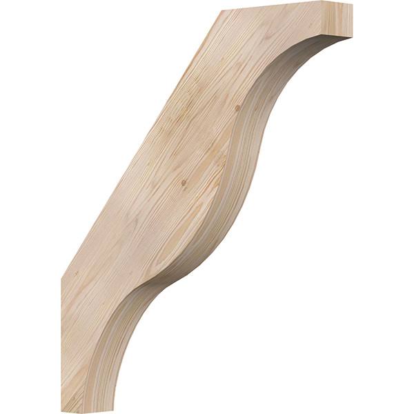 3 1/2x22W x 26x22D x 30x22H Funston Smooth Brace, Douglas Fir