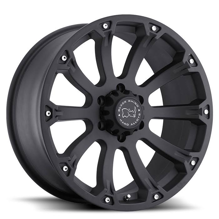 Black Rhino Sidewinder 18x9 5x114.3 (5x4.5 inch) -12mm Matte Black Wheel Rim