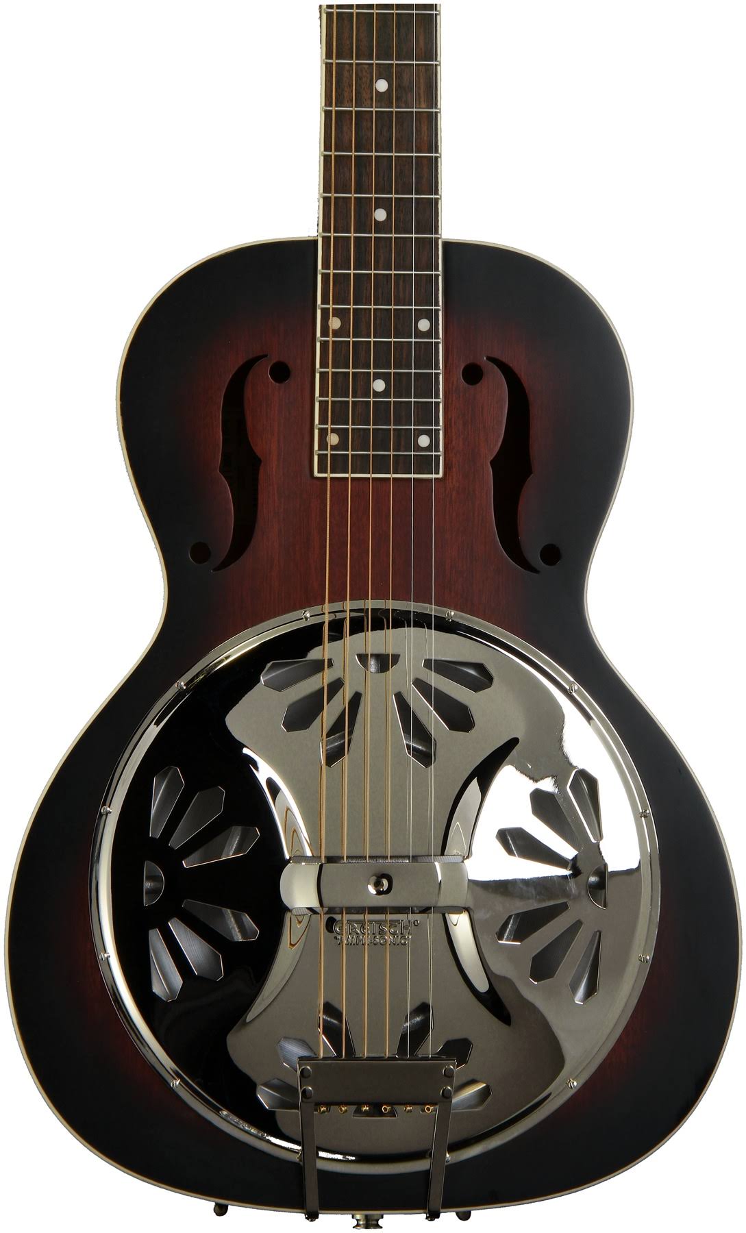 Gretsch G9230 Bobtail Square Neck Acoustic-Electric Resonator Guitar, 2 Color Sunburst