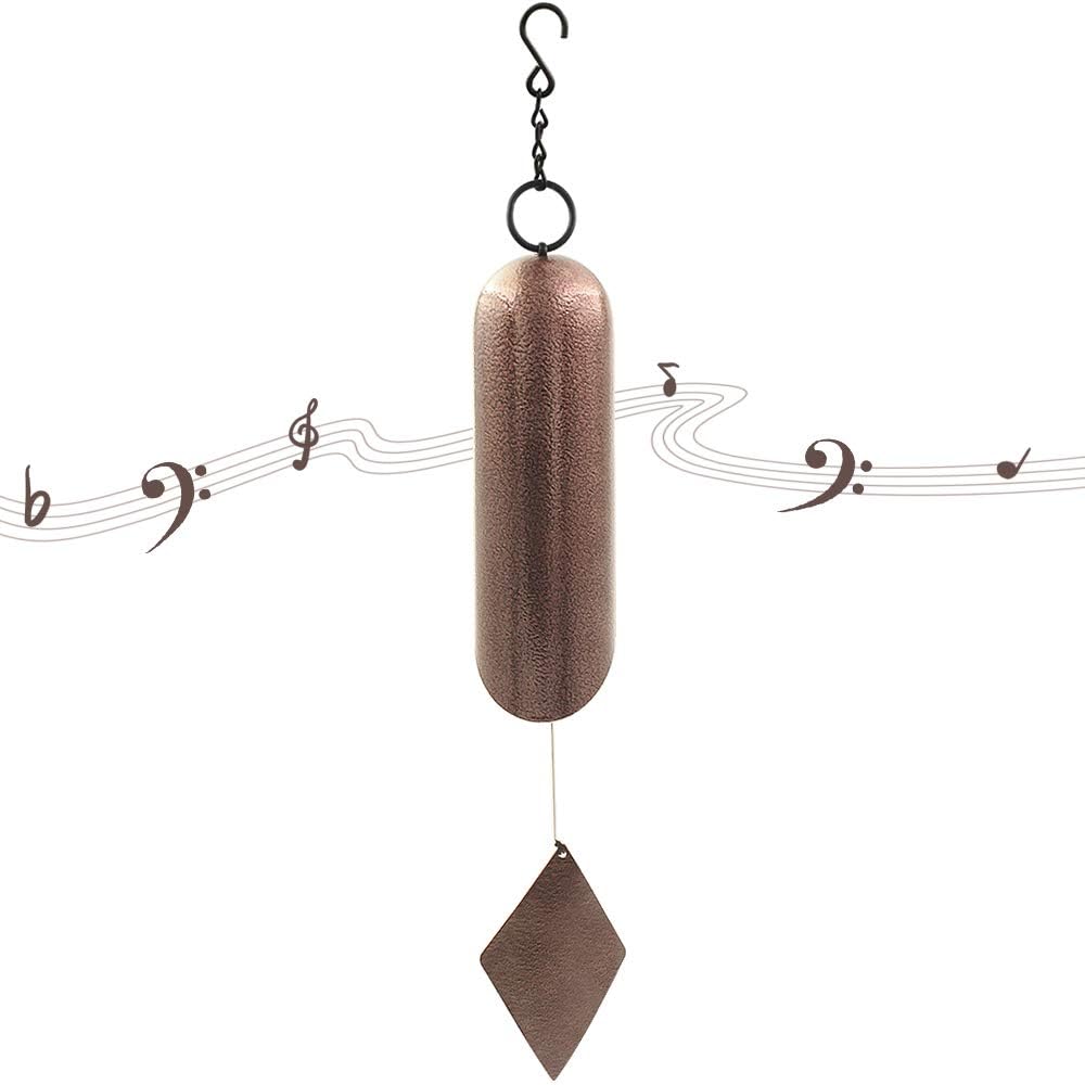Cesun Wind Chimes for Outside Deep Tone, Heavy Duty Wind Bell, Relaxing Sound Helps You Find The Peace of Your Mind, 24 Inch