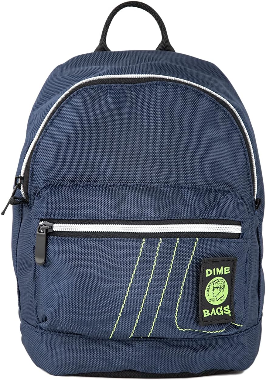 Dime Bags Festy Bound Mini Hemp Backpack | Stylish Mini Backpack with Secret Pocket (Static Amber)
