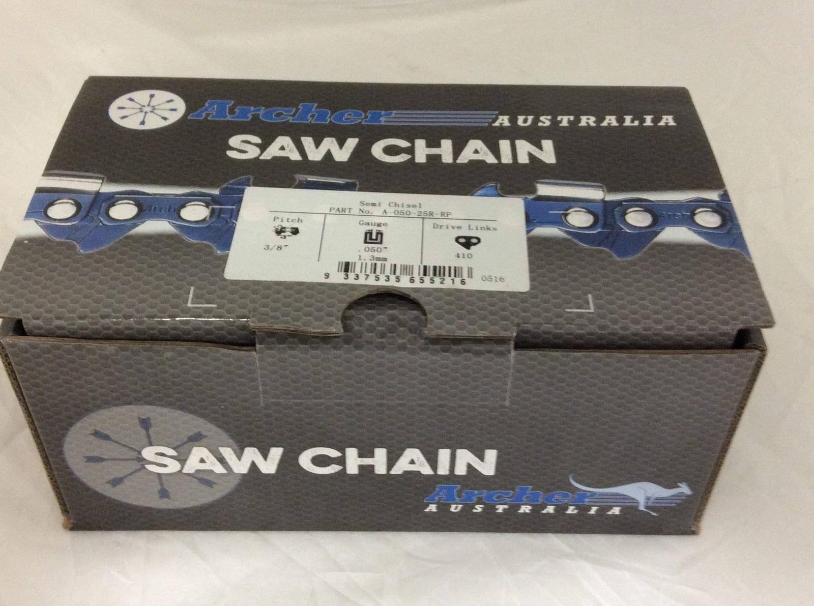 Archer 25ft Roll 3/8x22 Pitch .050 Ripping Chain Saw Chain replaces 72RD25U A1EP-RP-25U