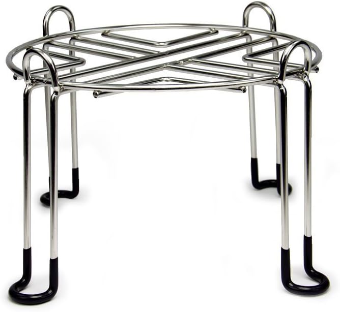 Berkey Water Filter Stainless Steel Wire Stand with Rubberized Non-Skid Feet for Travel and Other Small Sized Gravity Fed Water Filters - Raises Your 6 inches Pack of 2