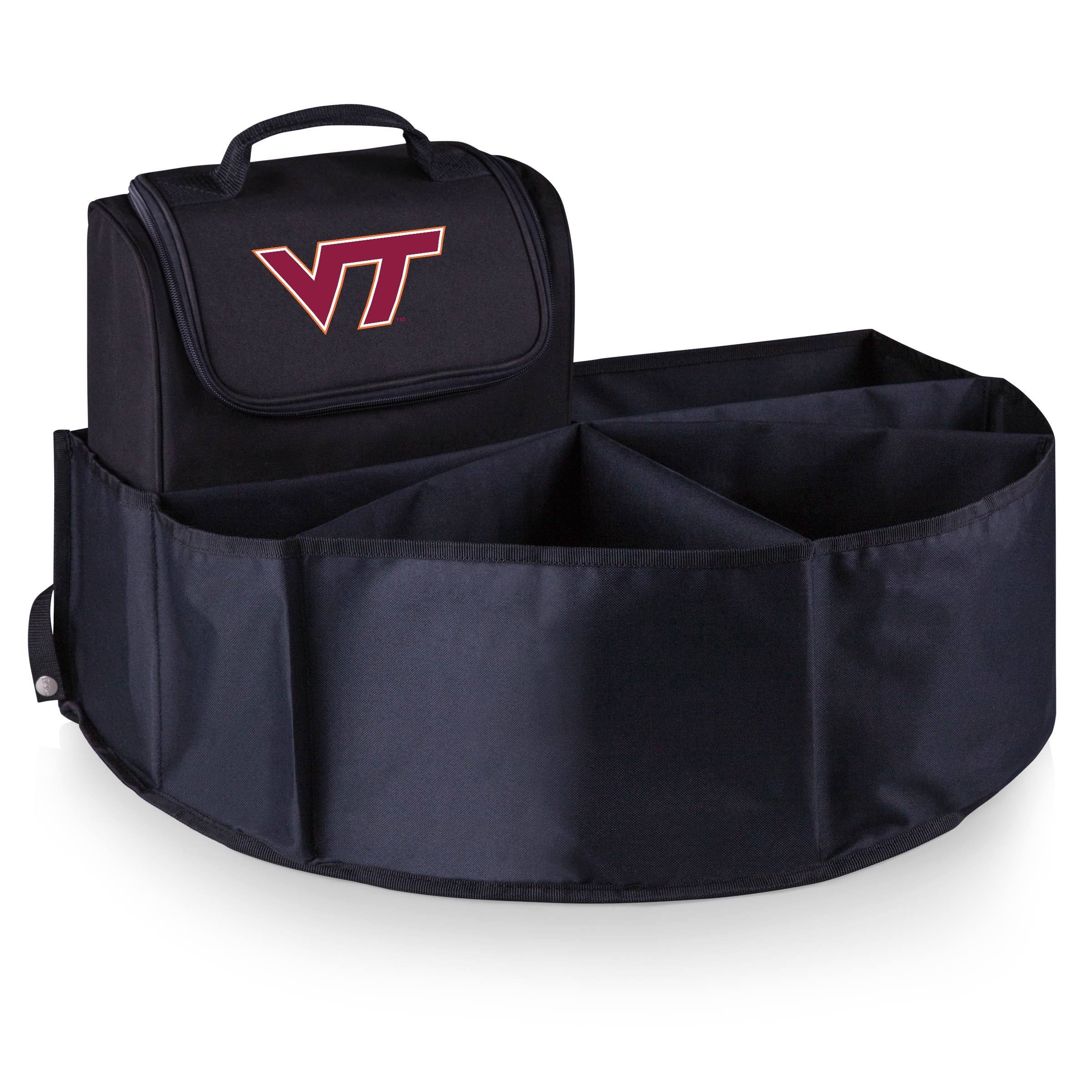 Black Virginia Tech Hokies Trunk Boss Organizer with Cooler
