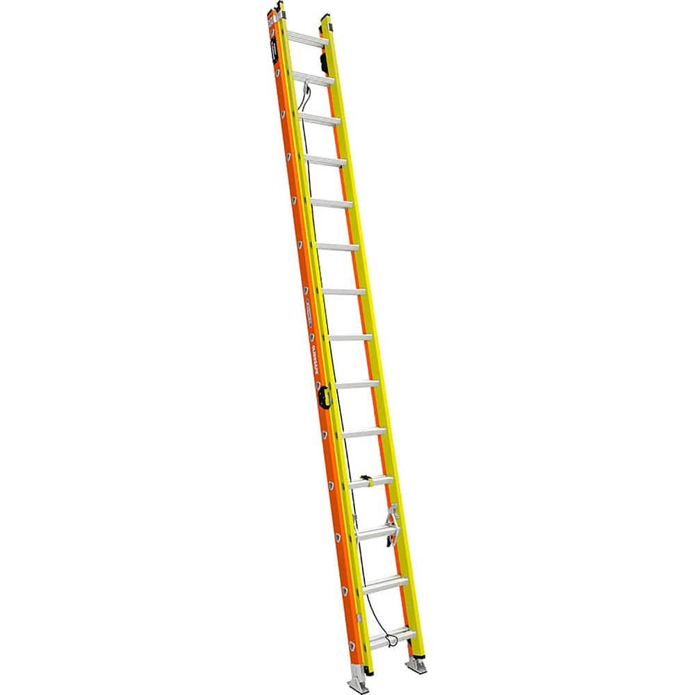 Werner 28 ft. GlideSafe Fiberglass Extension Ladder, 300 lbs. Load Capacity Type iA Duty Rating