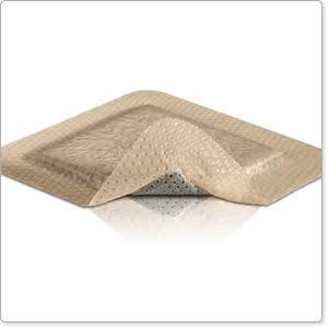 Molnlycke Mepilex Border Ag Foam Dressing,6 x 6 (15cm x 15Cm),5/Pack,395490