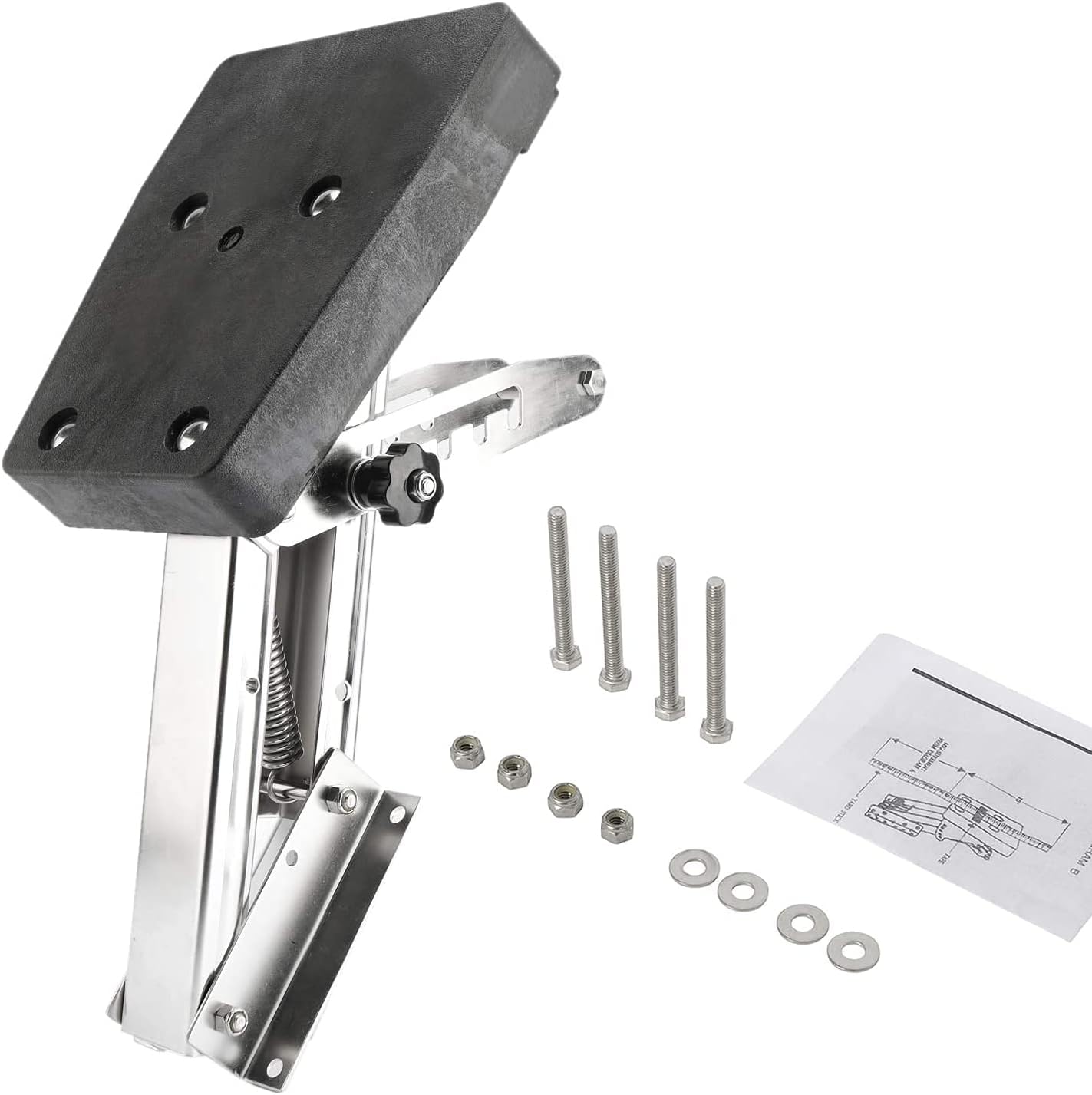 Xeternity-Made Stainless Steel Outboard Motor Bracket 20 Hp for 2 Stroke Motors Pack of 2