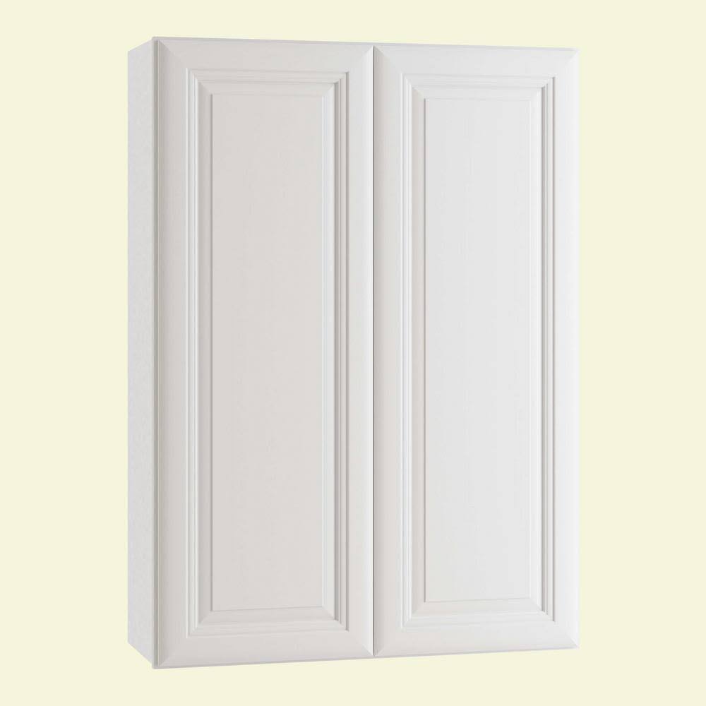 Home Decorators Collection Brookfield Assembled 24 x 42 x 12 in. Plywood Mitered Wall Kitchen Cabinet Soft Close in Painted Paci