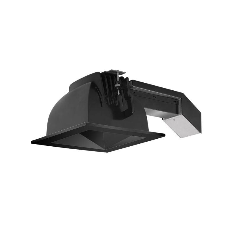 RAB REMODELER 6 inch Square 26W Dimmable 50 Degree 2700K 90 CRI Black Cone Black Ring (RDLED6S26D-50YYHC-B-B)