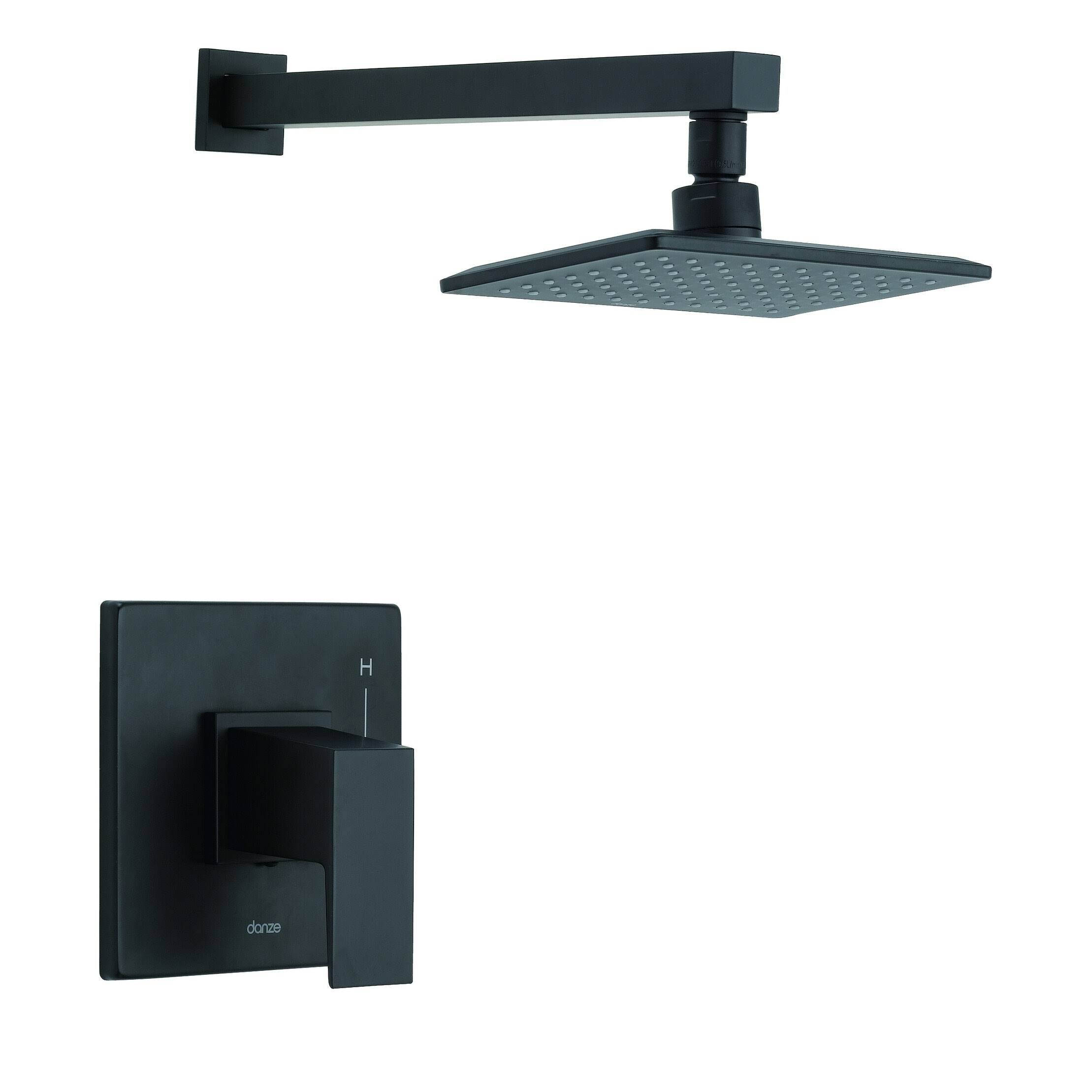 Danze D501562BSTC Mid-Town Shower-Only Trim Kit, 1.75gpm Satin Black